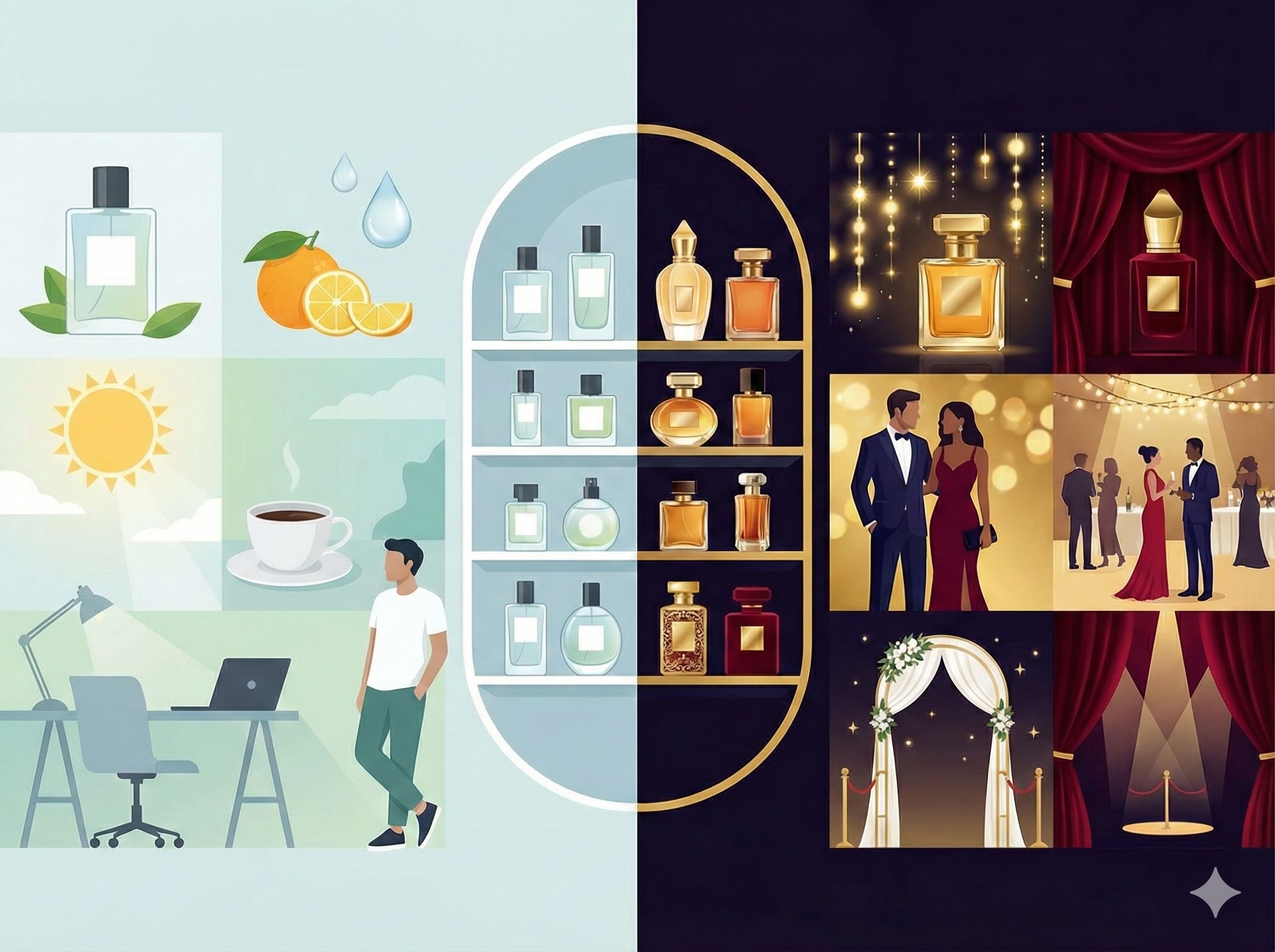 Post relacionado Perfumes Para o Dia a Dia vs. Ocasiões Especiais: Como Diferenciar Seu Arsenal Olfativo